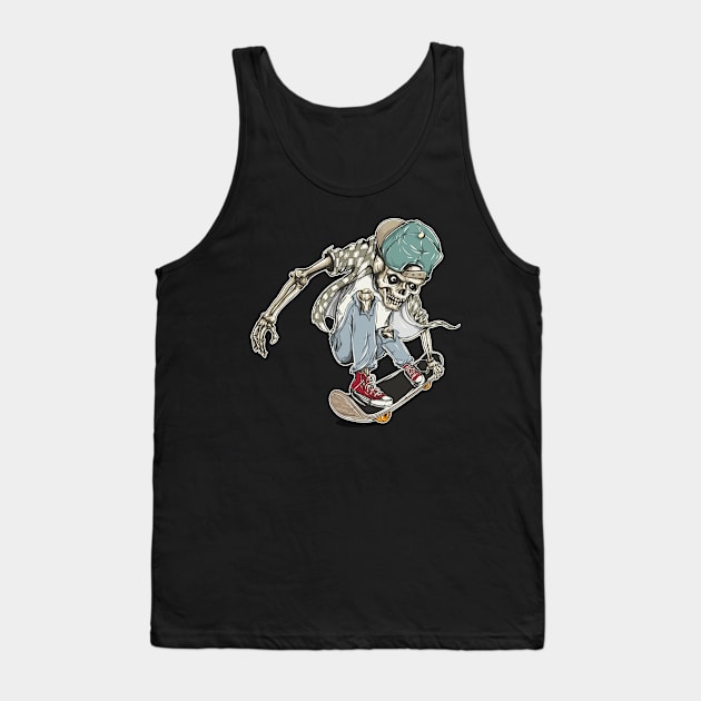 Skateboard Mania Tank Top by zackmuse1